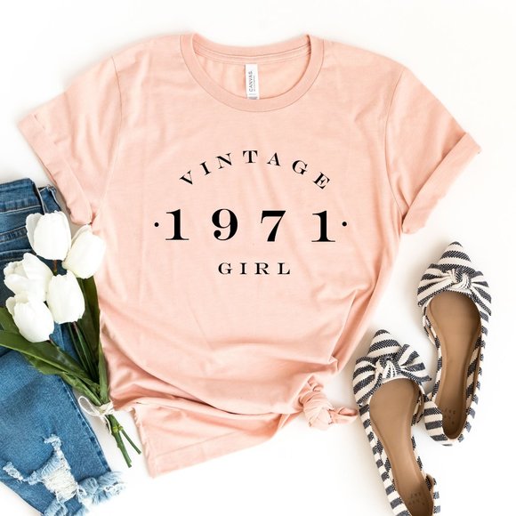 Custom 50th Birthday TShirt 1971 - Picture 2 of 4